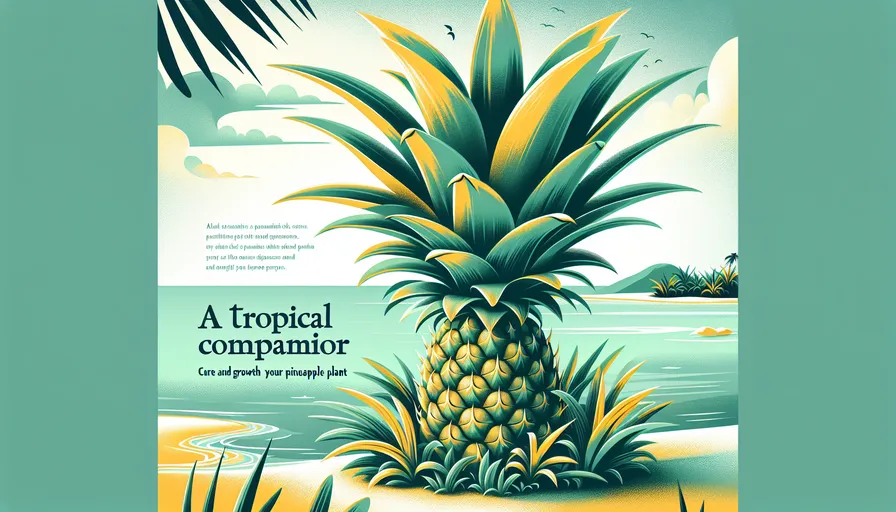 Een tropische metgezel: verzorging en groei van je ananasplant